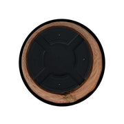 American West at Home 6.5" Round Planter with Tooled Leather - Medium