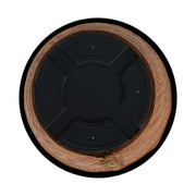 American West at Home 10" Round Planter with Tooled Leather - Large