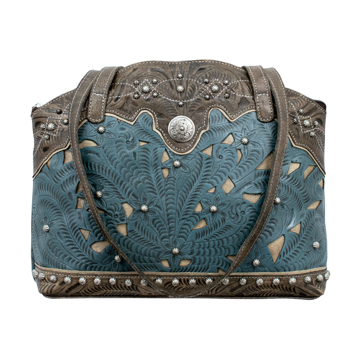 Desert Wildflower Zip-Top Shoulder Bag – American West Handbags