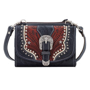 American West Leather – Texas Two Step Crossbody Bag/Wallet