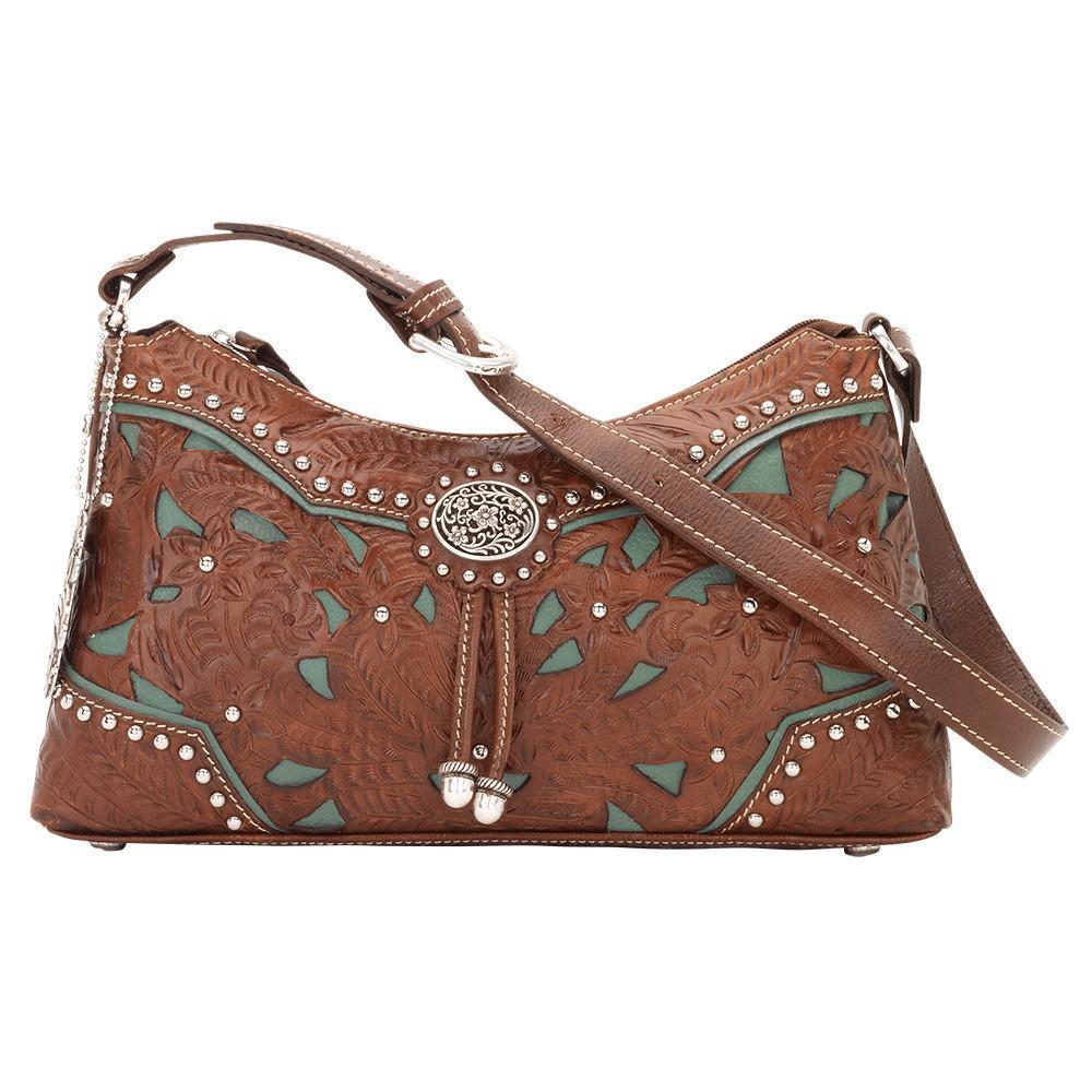 Black Hand Strap Clutch / Crossbody Tooled Leather Purse – Country Lace  Boutique